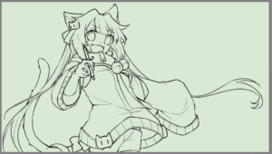 イラスト イラスト制作 下描き