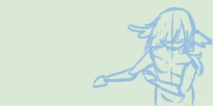 カットイン 鳥人 音楽家 ラフ