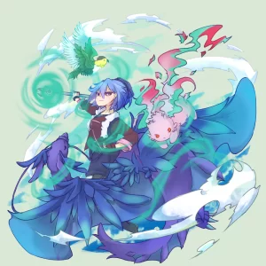 ヴィネット風イラスト イラスト ルーツィエ 竜 ドラゴン 魔獣 鳥 冒険者