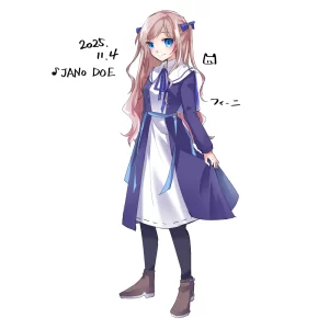 らくがき キャラデザ 少女